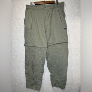Columbia GRT Convertible Trekking Pants Zip-Off Shorts Hiking Fishing Size L